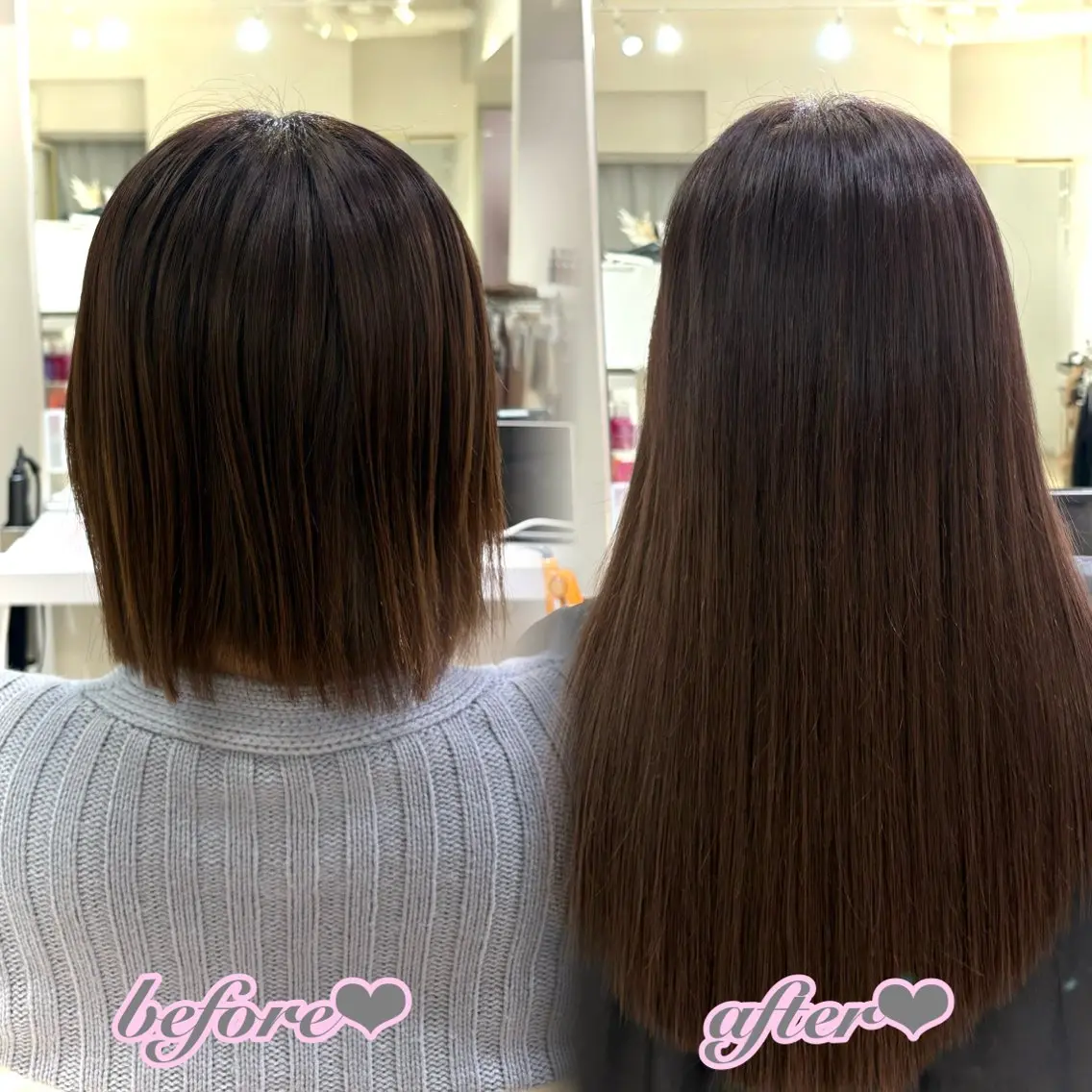 ロング エクステ エクステ 新宿/艶カラー 🎀韓国ヘアKANAのヘアスタイル