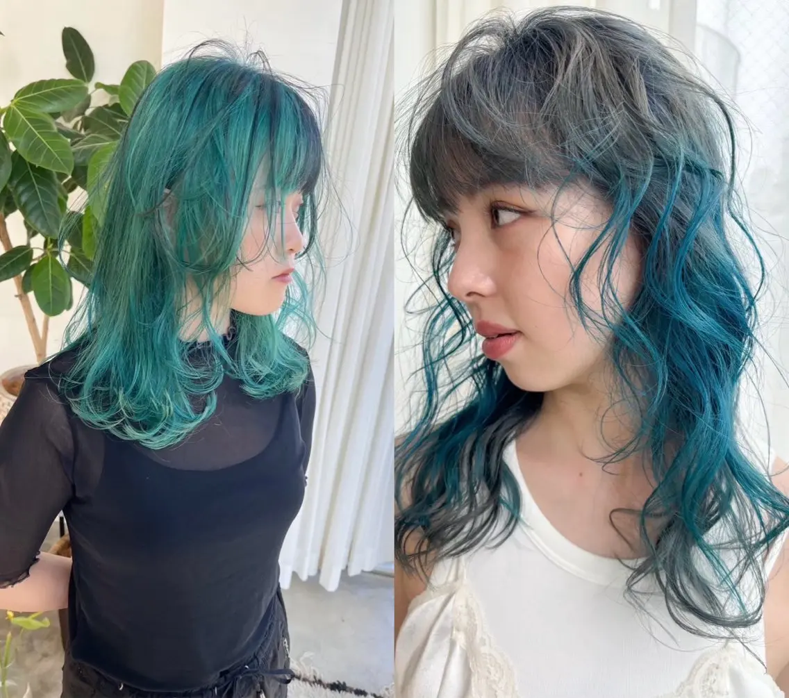 セミロング カラー カット ヘアカラー トリートメント ヘッドスパ ness 一花のヘアスタイル