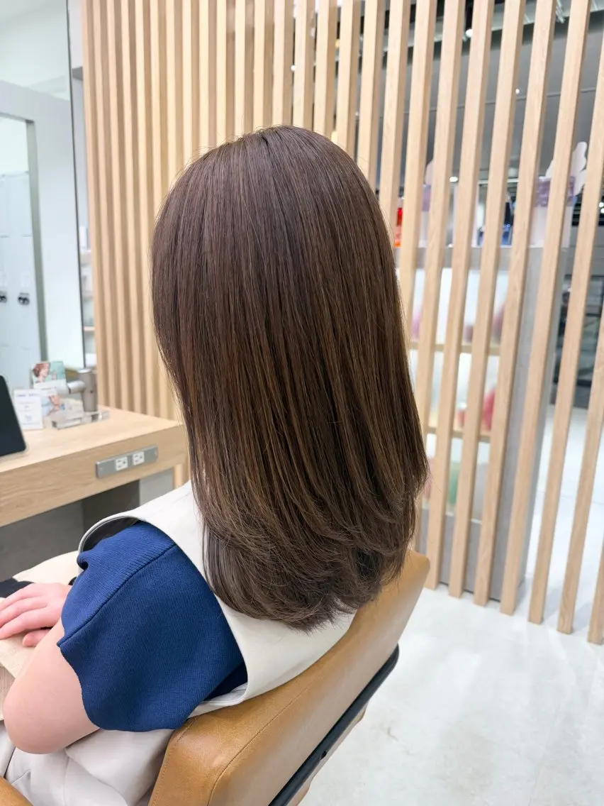 セミロング カット ヘアカラー トリートメント 【PD VISEO】 GENKIのヘアスタイル
