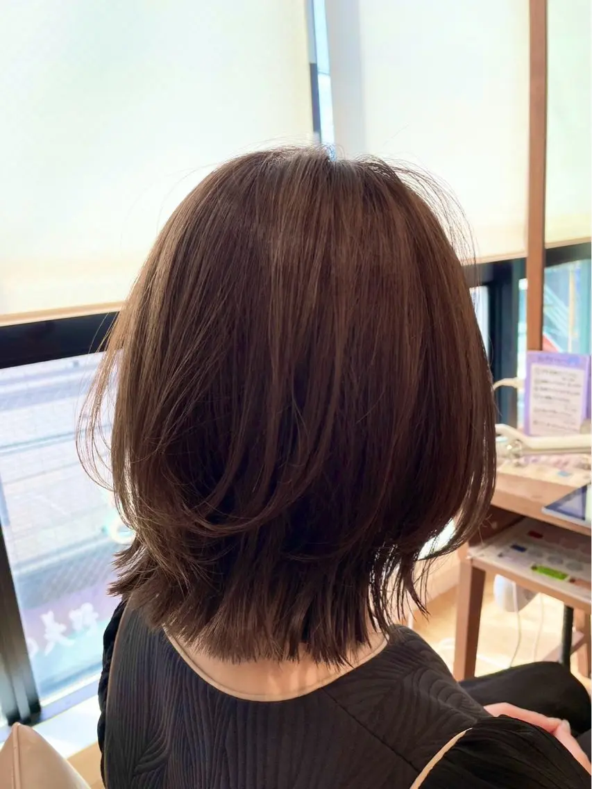 ミディアム 【ANSWER】 渡辺カリン🌼のヘアスタイル