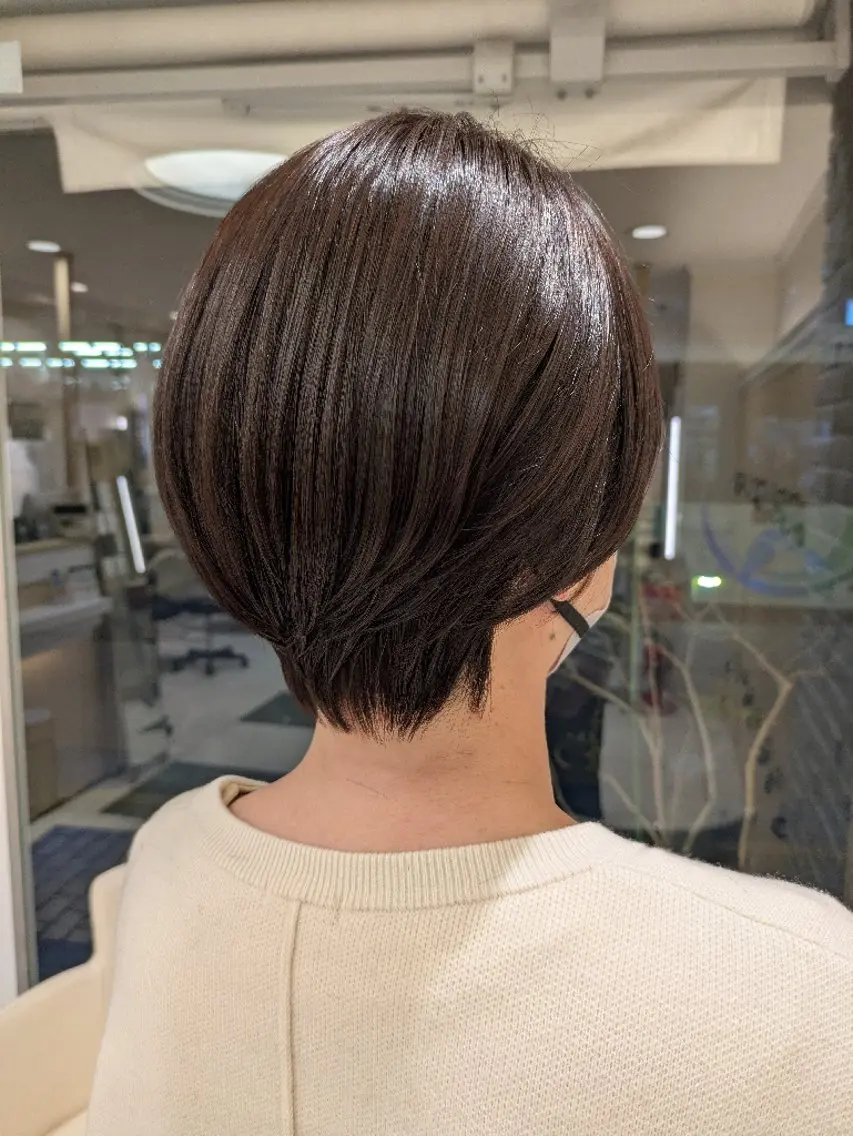 ショート ショートヘア カット 佐々木 萌のヘアスタイル