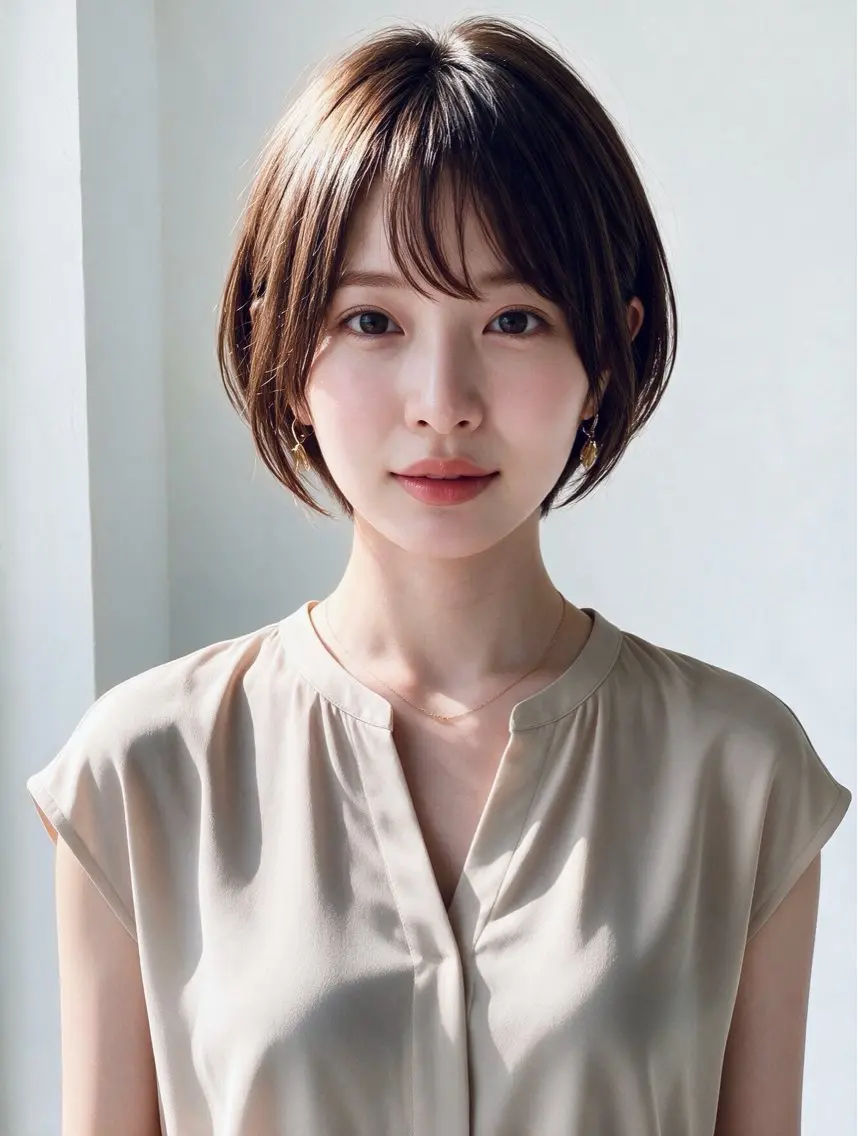 ショート プルエクステ ボブ エクステ ハイライト 髪質改善 MATSU DAのヘアスタイル