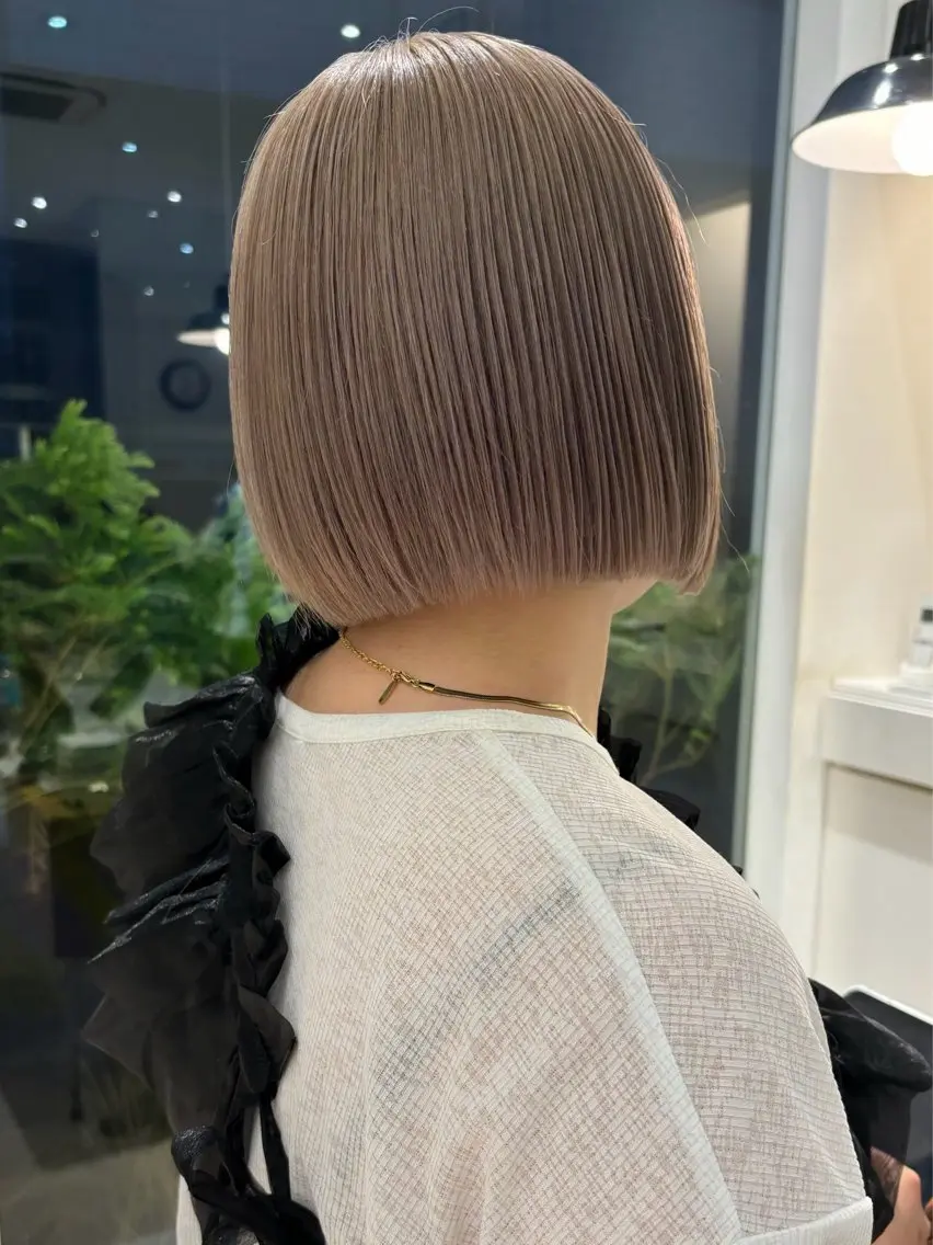 ショート カット ヘアカラー トリートメント 🍑透明感hair ・NENE🍑のヘアスタイル
