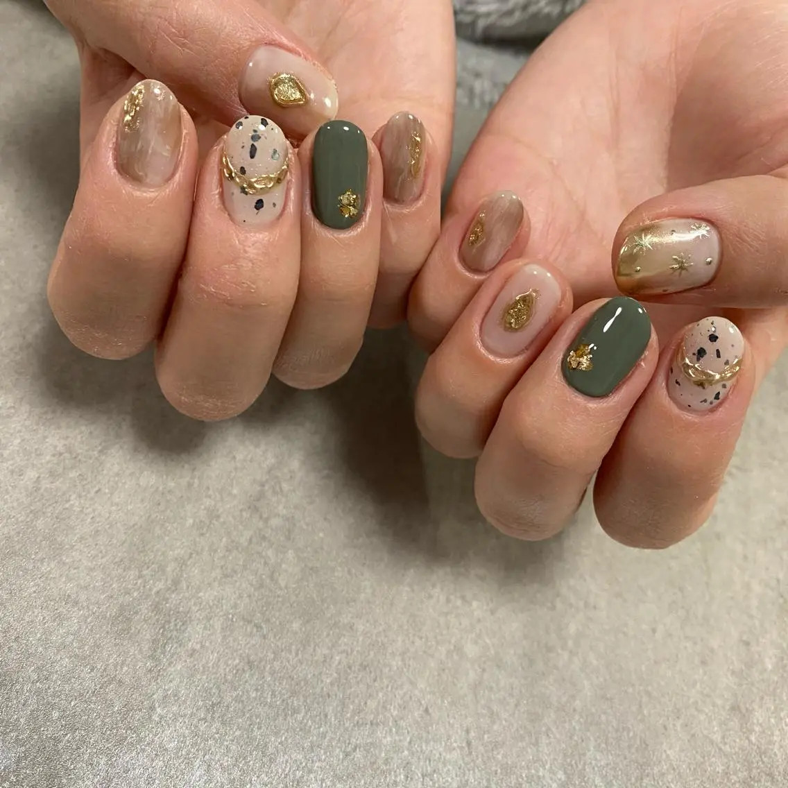 ネイル ニュアンスネイル ハンドネイル ND NAIL Ayakaのネイルデザイン