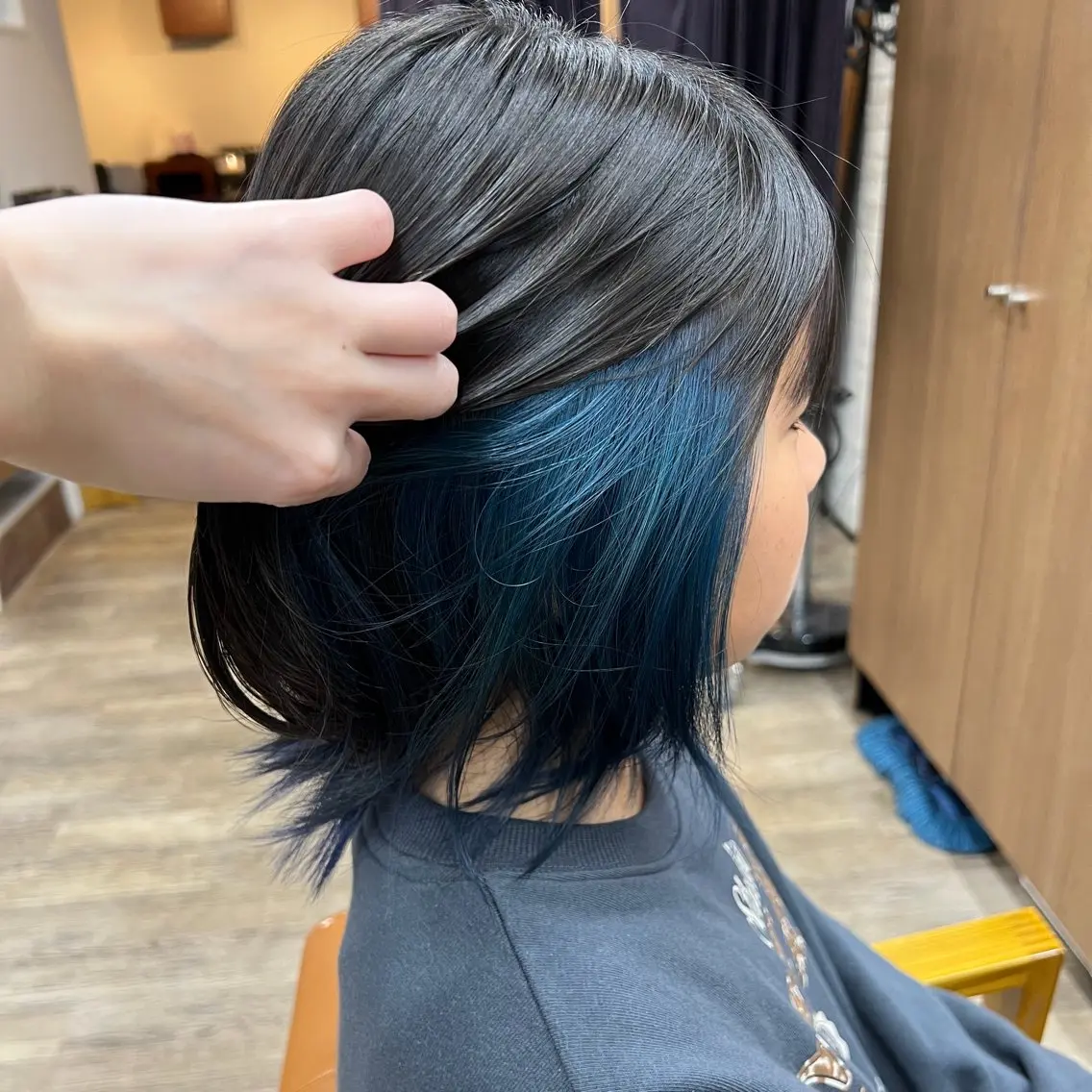 ショート カラー インナーカラー 小谷野 七海🐬のヘアスタイル