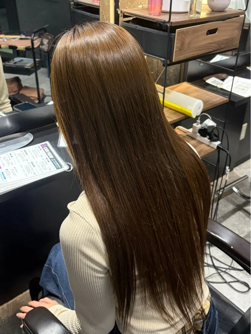 カラー ヘアカラー トリートメント カラーモデル募集🐾 MINORIのヘアスタイル