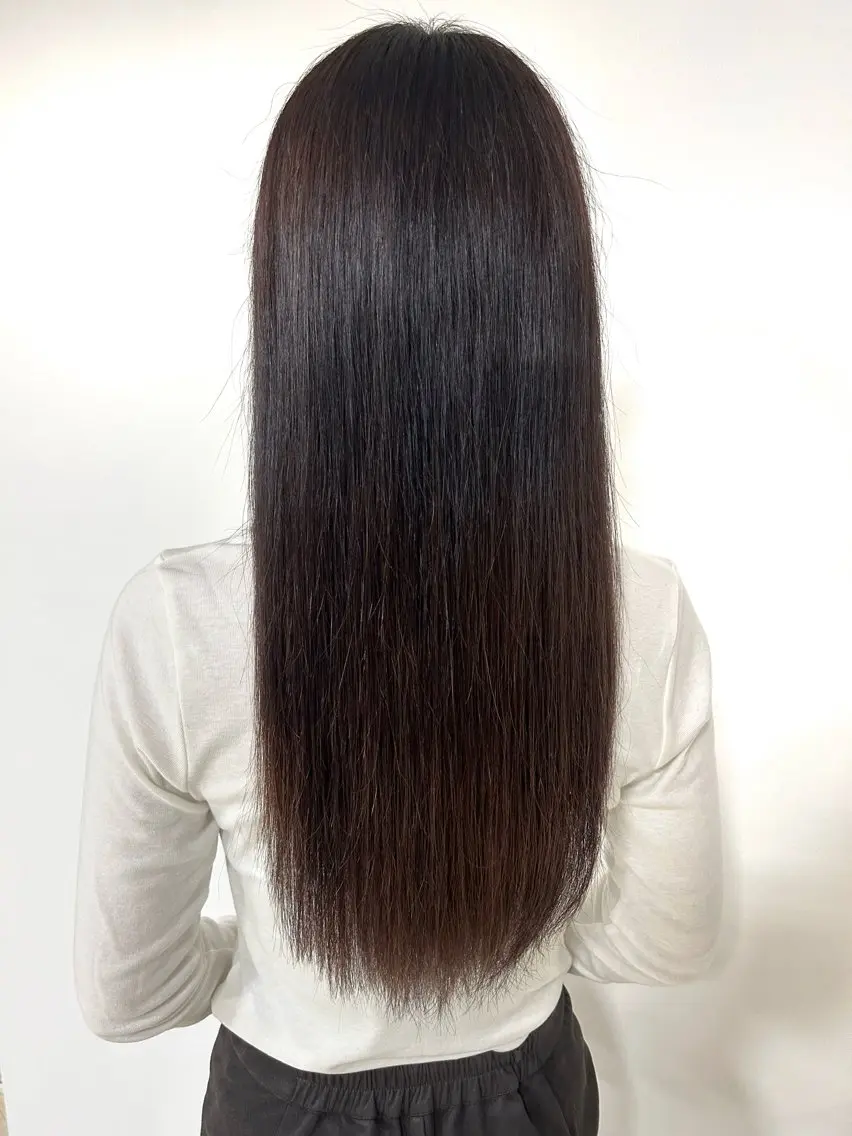 ロング カラー ディープラベンダー ラベンダーカラー ロング 山本 純大のヘアスタイル