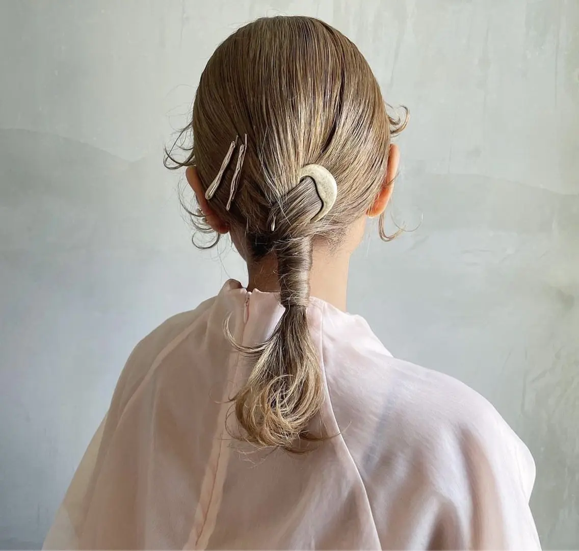 ヘアアレンジ ぱつっとボブ/ ボブ特化/タッセルのヘアスタイル