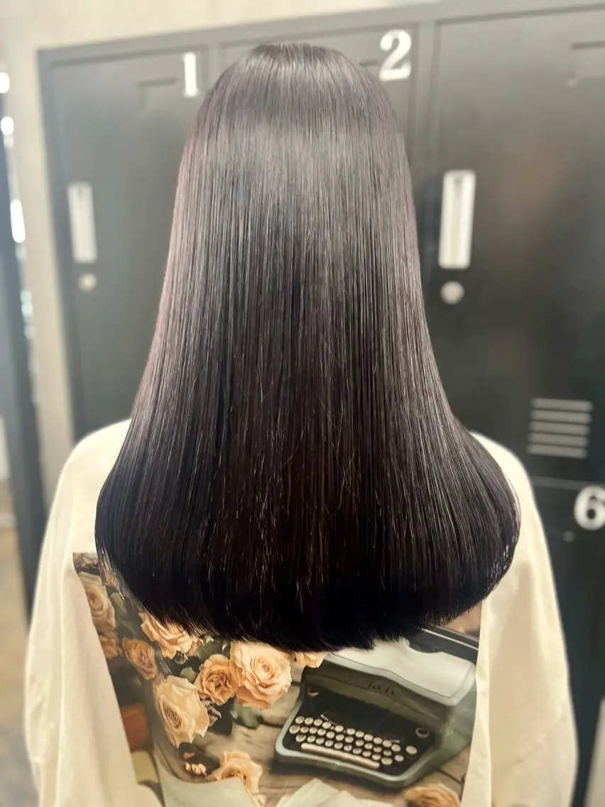 ロング カラー パープルカラー 透明感カラー特化🫧 🦋栗原🦋のヘアスタイル