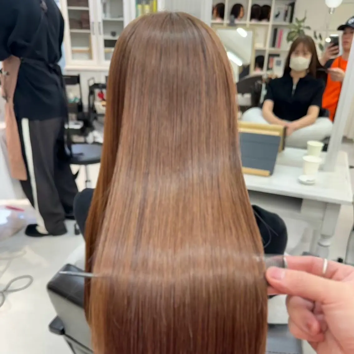 ロング 縮毛矯正 透明感カラー💫 Katsukiのヘアスタイル