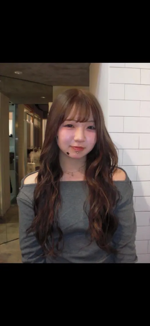 ロング カラー cope'u 美雨のヘアスタイル
