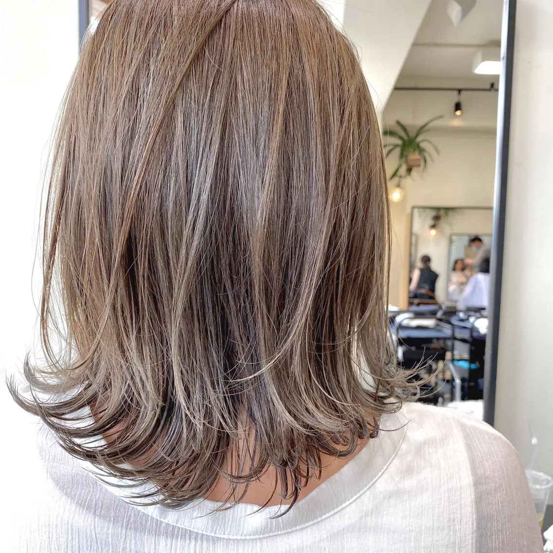 ミディアム カラー ヘアアレンジ 【ダメージレス施術】 【透明感】北村 拓也のヘアスタイル