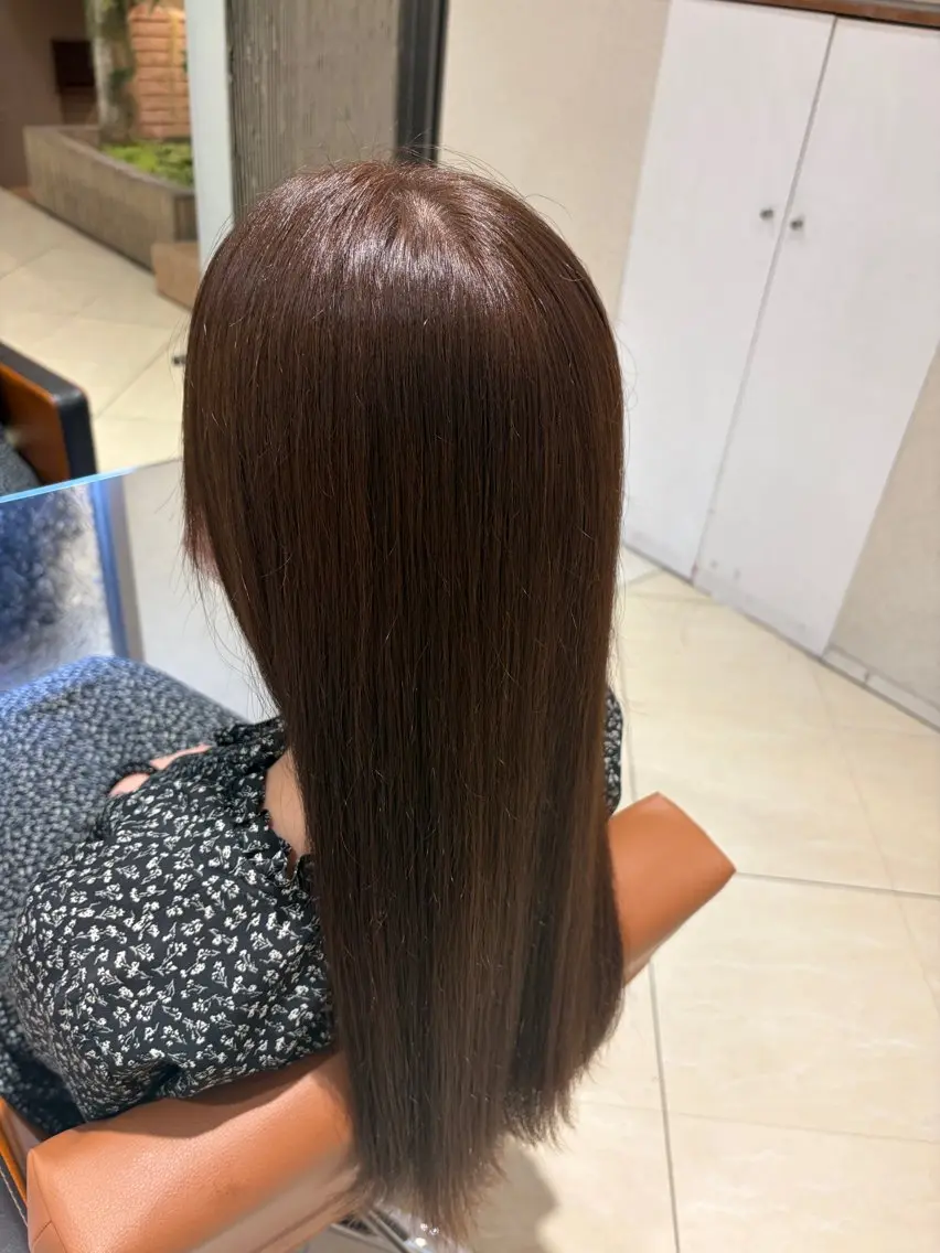 カラー ベージュカラー 透明感カラー ヘアカラー 田中 愛子のヘアスタイル
