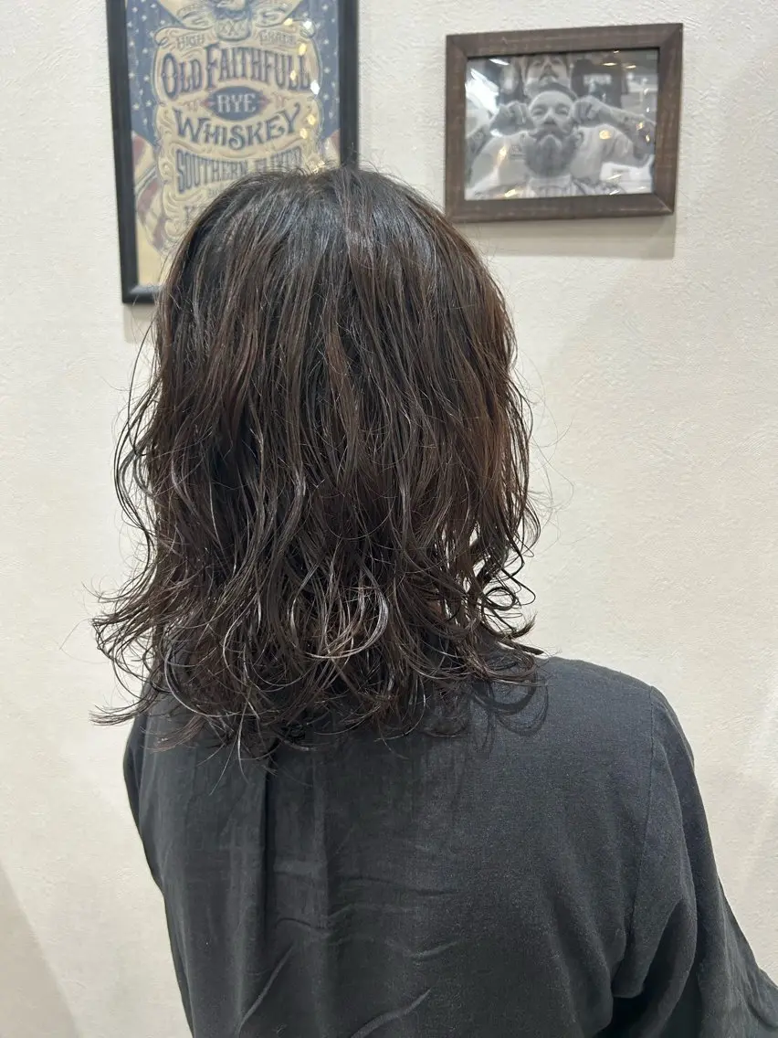 パーマ 嶋田 和花のヘアスタイル