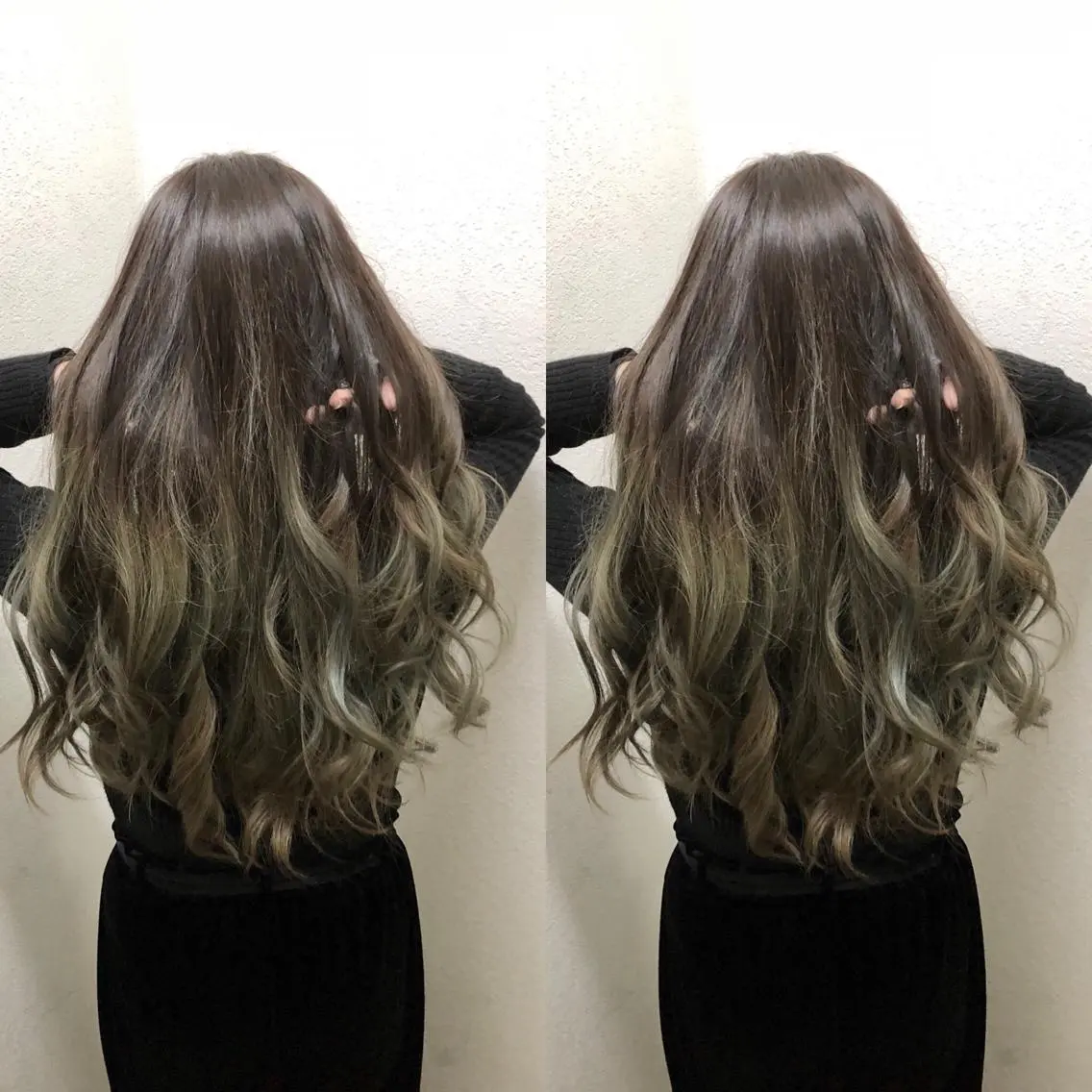 ロング カラー グラデーションカラー グレージュ 美髪・艶髪特化美容師 RYOJIのヘアスタイル
