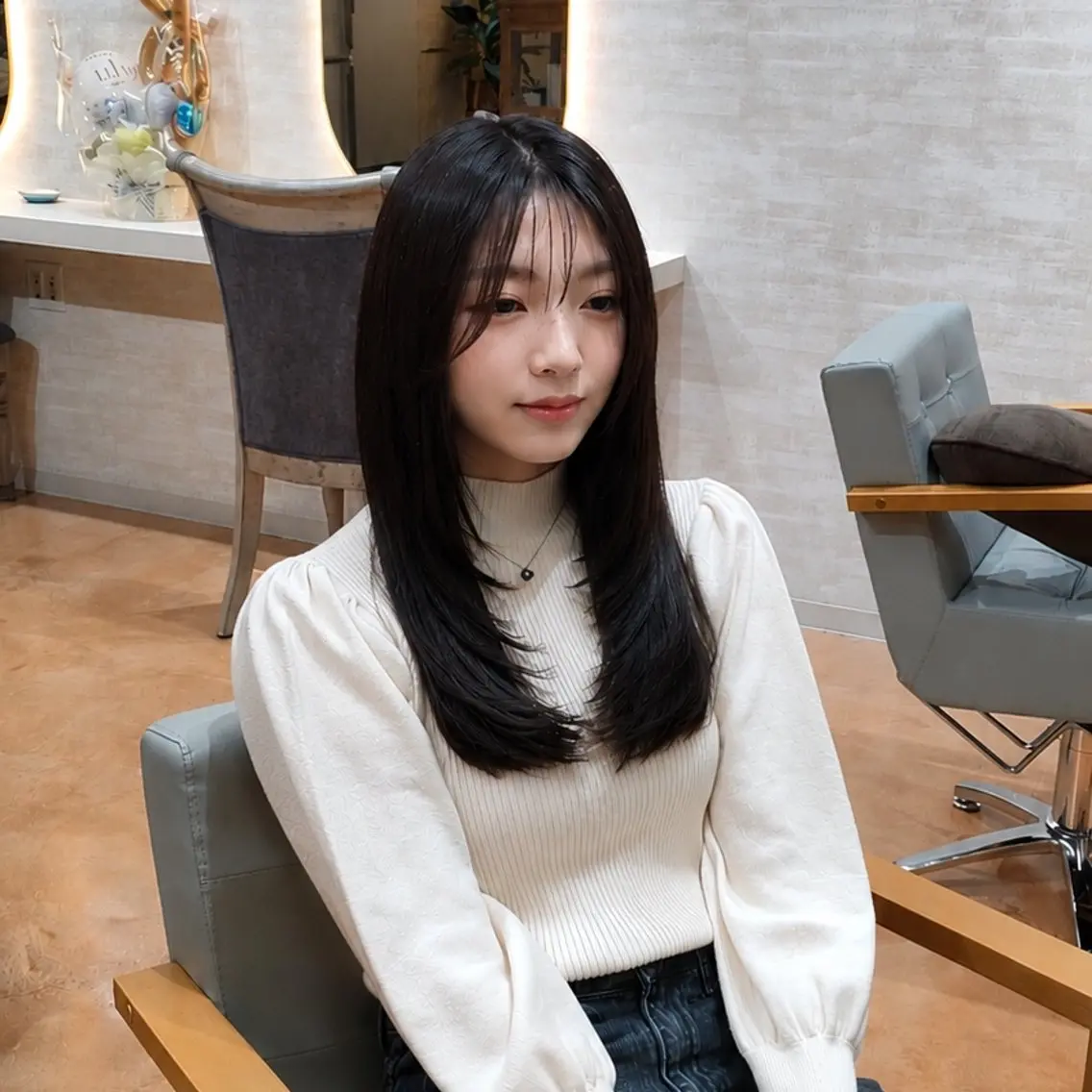ロング レイヤーカット/メン ズカット✂︎松澤日菜のヘアスタイル