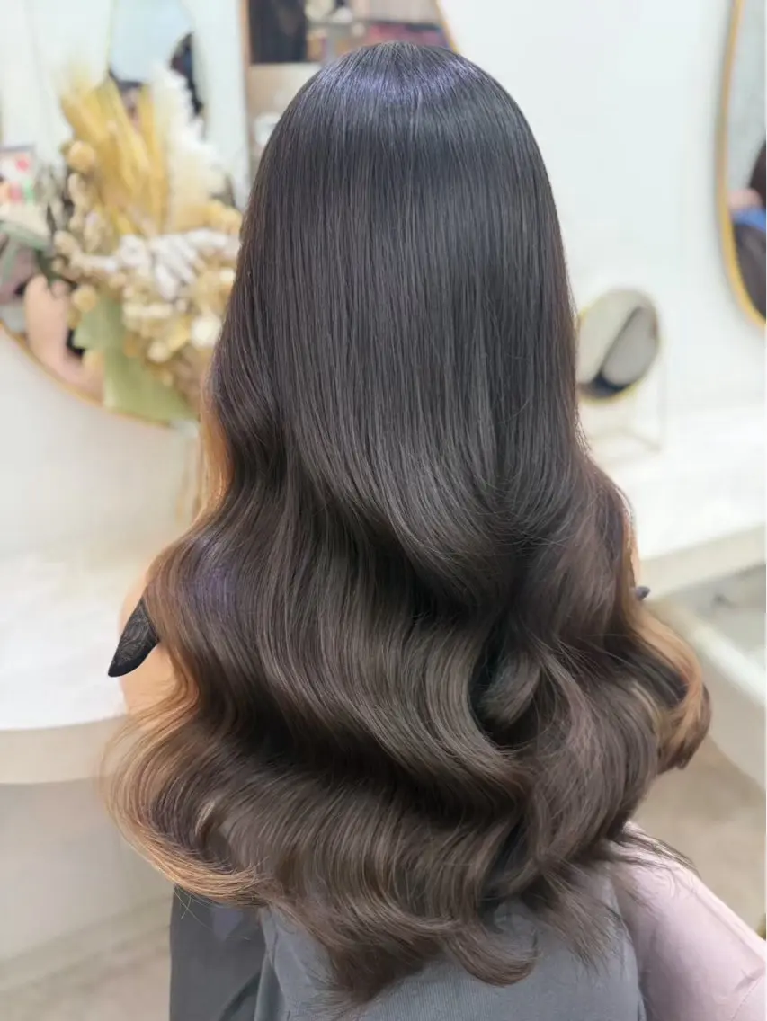 カラー ゆめな/ヘアセット /ワンカラー💗🫧のヘアスタイル