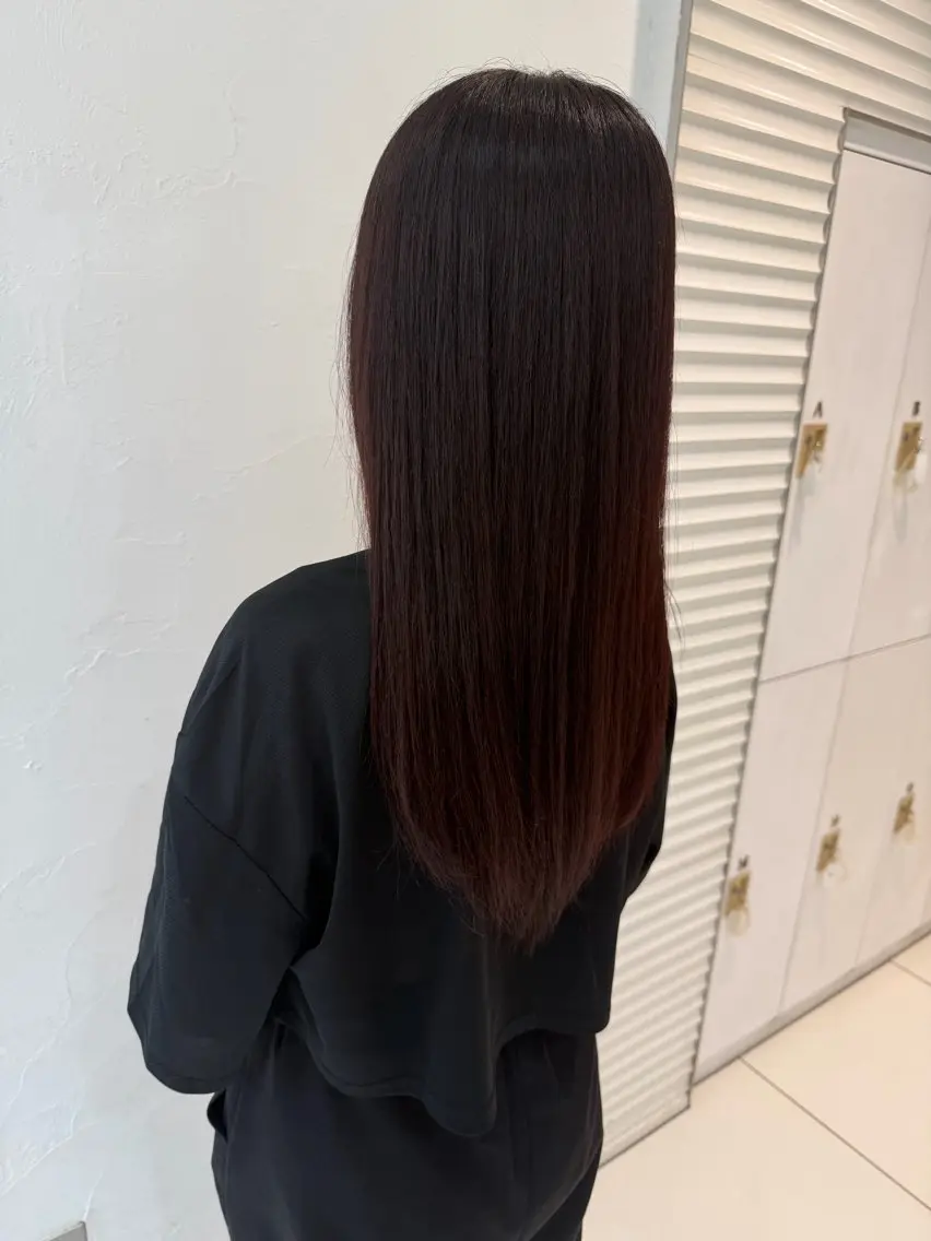 ロング カラー ヘアカラー 武山 彩華のヘアスタイル