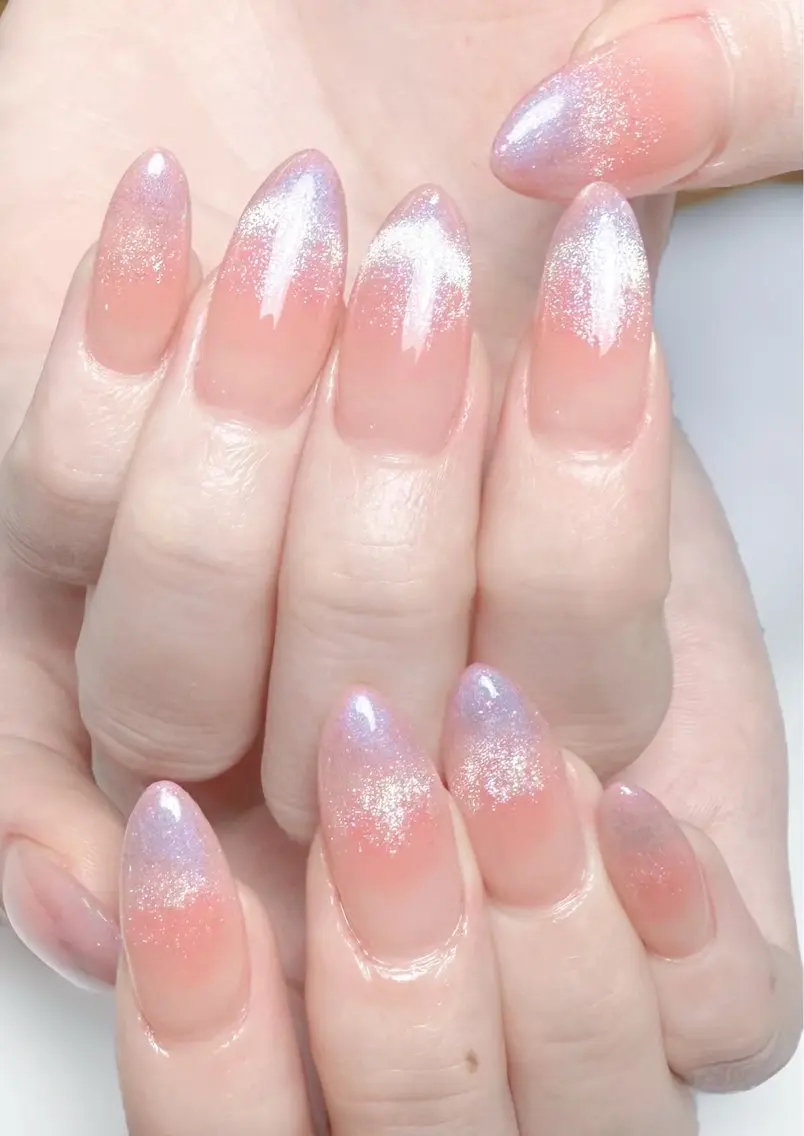 ロング ハンドネイル ハンドケア Spade Q Nailのネイルデザイン