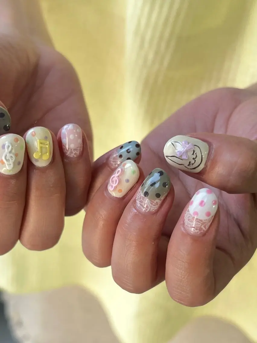 ネイル ハンドネイル Hata nail 🎀個性派ニュアンスのネイルデザイン