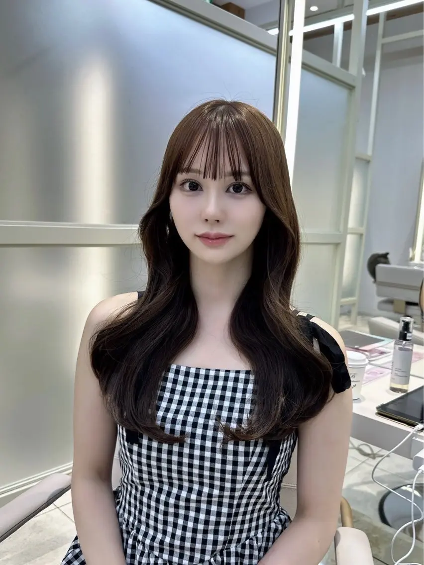 ロング カラー カット ヘアカラー トリートメント 艶カラー/ NAOKIのヘアスタイル