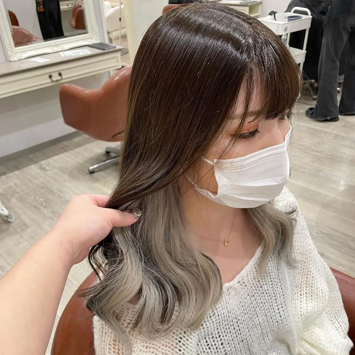 カラー 緑区/艶髪 🦋柿下のヘアスタイル