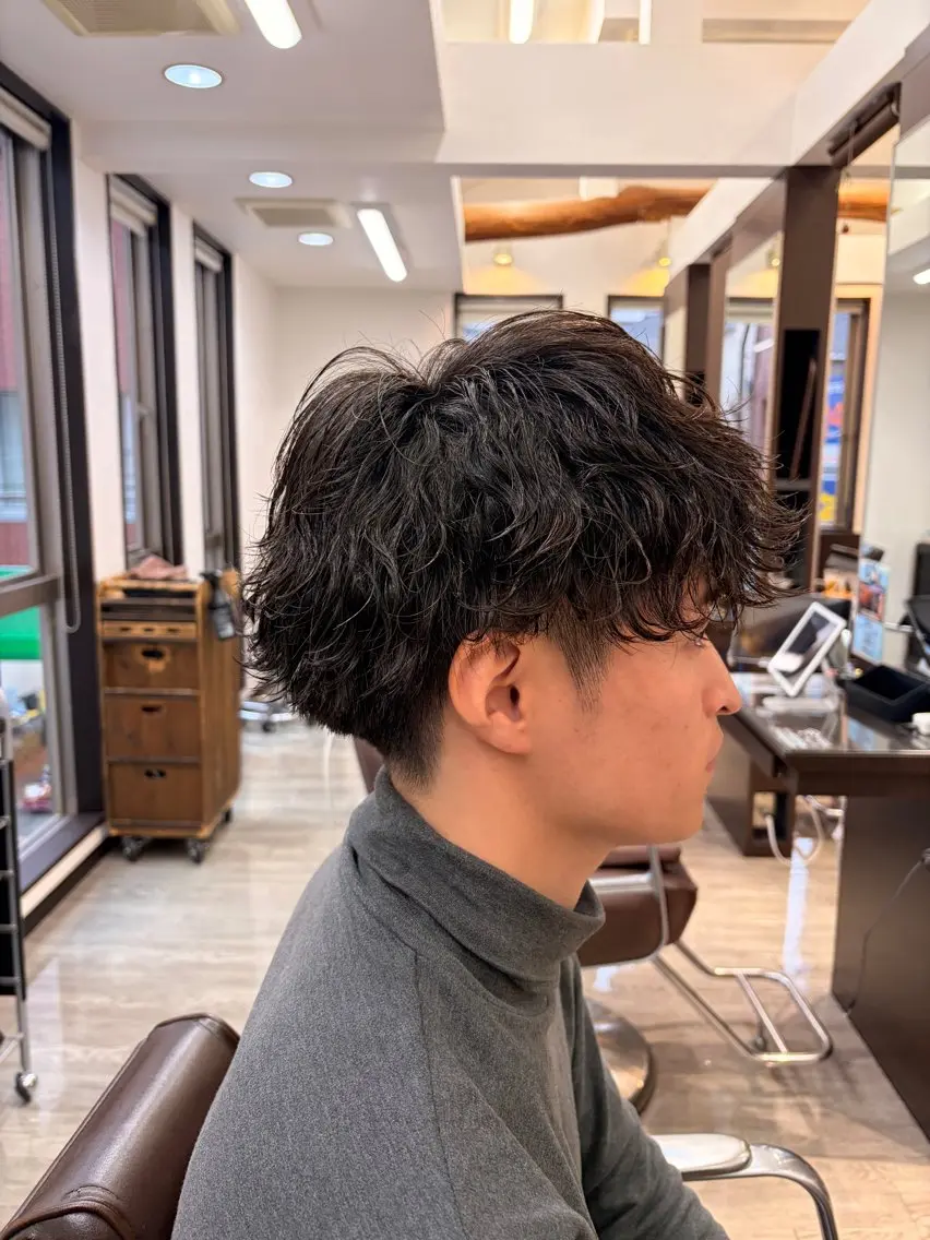 ショート パーマ 小野泰輝 幡ヶ谷/モデル募集中のヘアスタイル