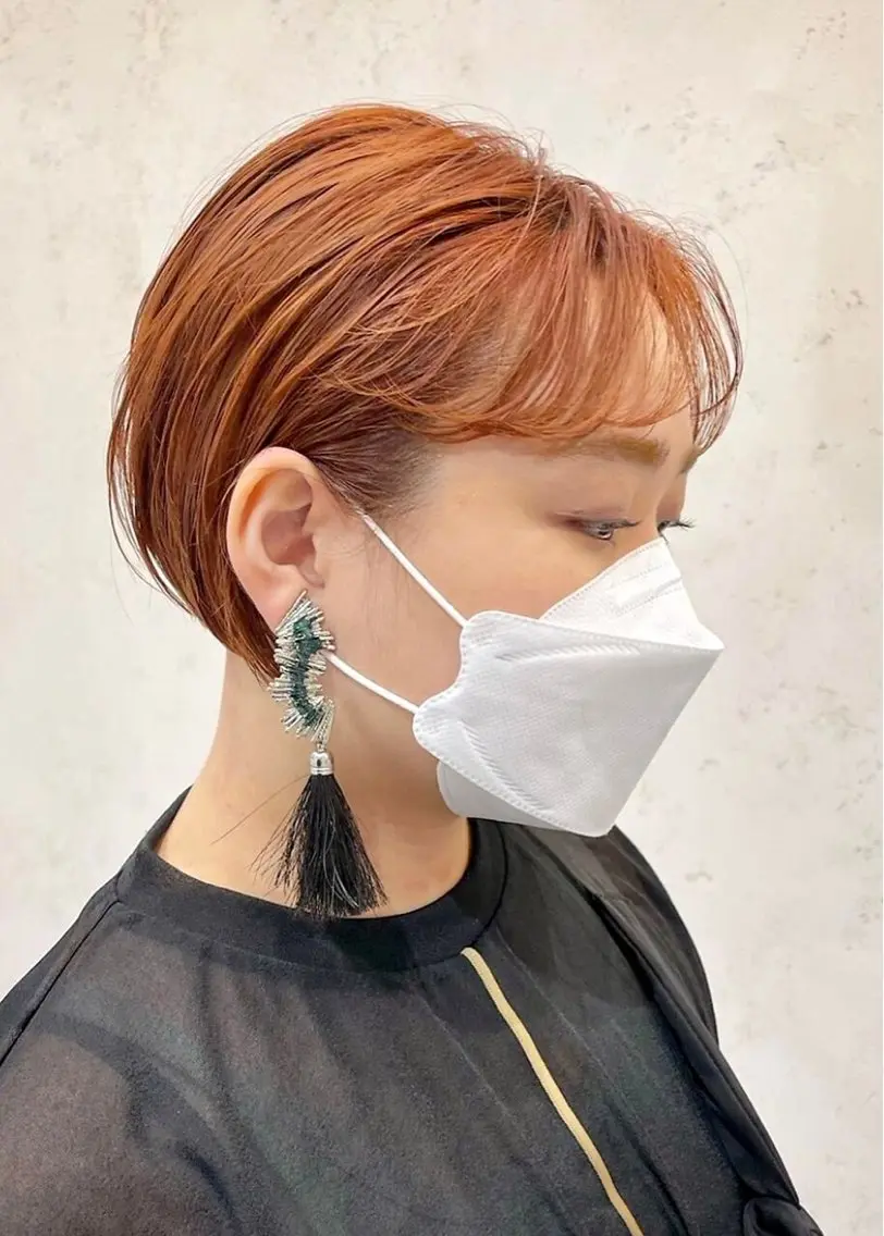 ショート 都筑 莉佳子のヘアスタイル