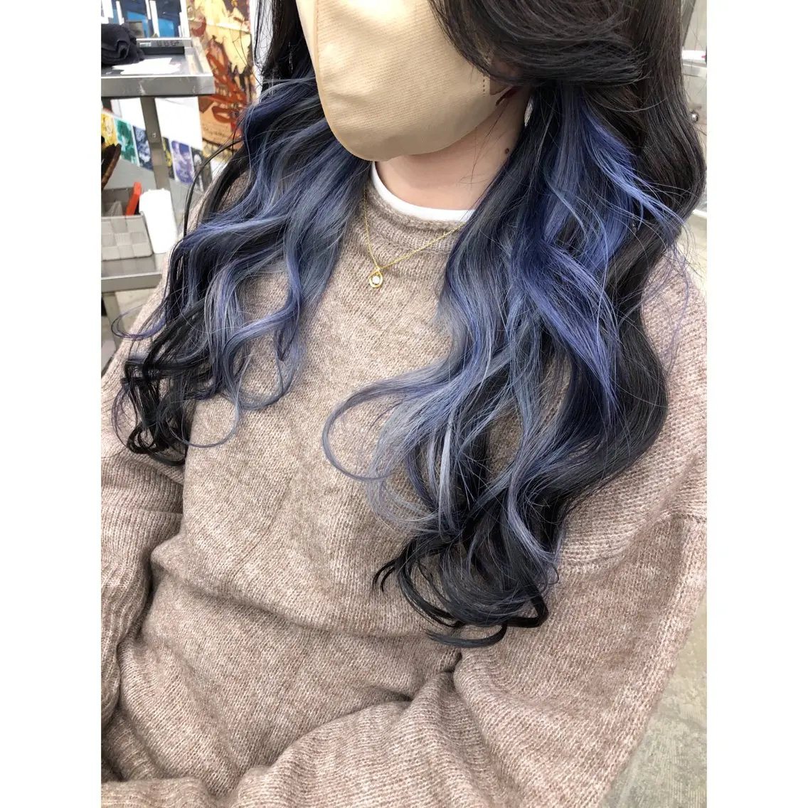 ロング カラー 推しカラー✨ オタク美容師ユウカのヘアスタイル