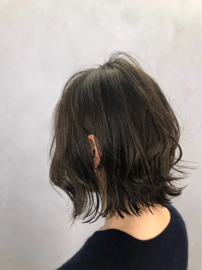 カラー ブラウンカラー 透明感カラー たなかあゆ✨ ショートカット渋谷のヘアスタイル