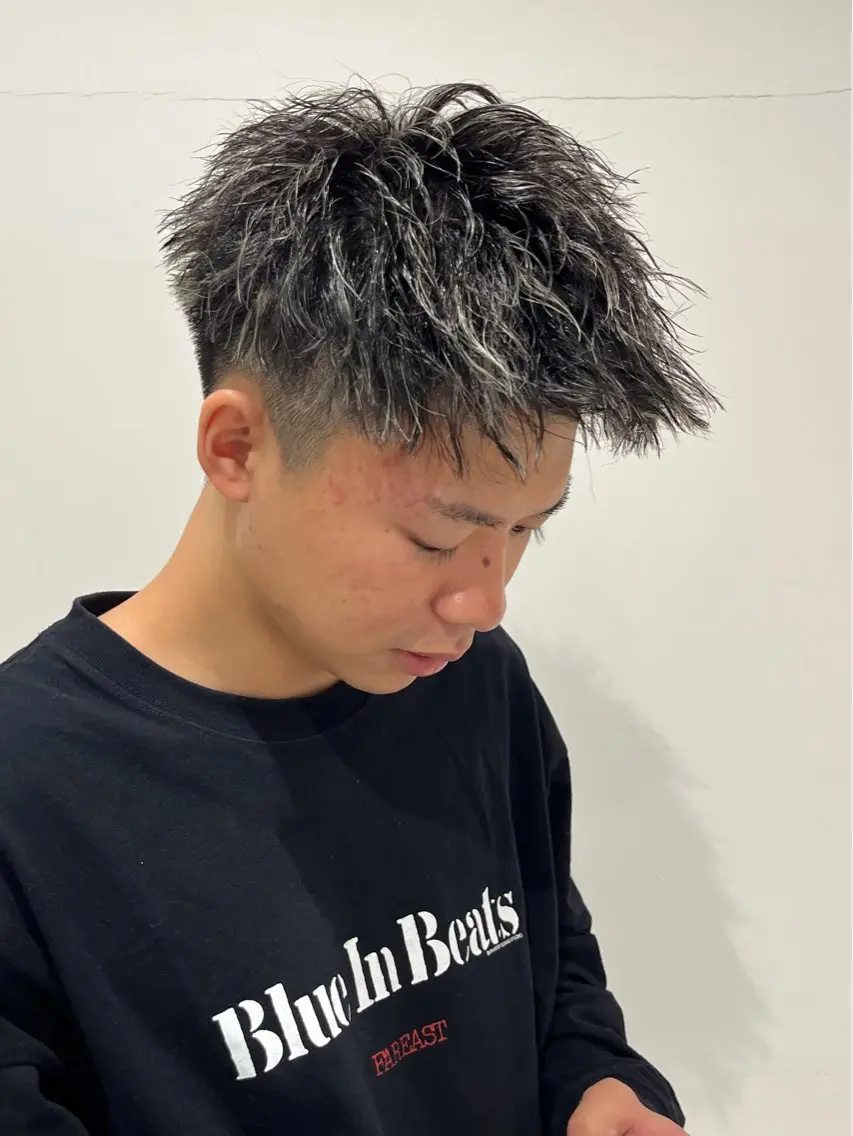 ショート メンズ カット メンズ ショート ・パーマ|ハルキのヘアスタイル
