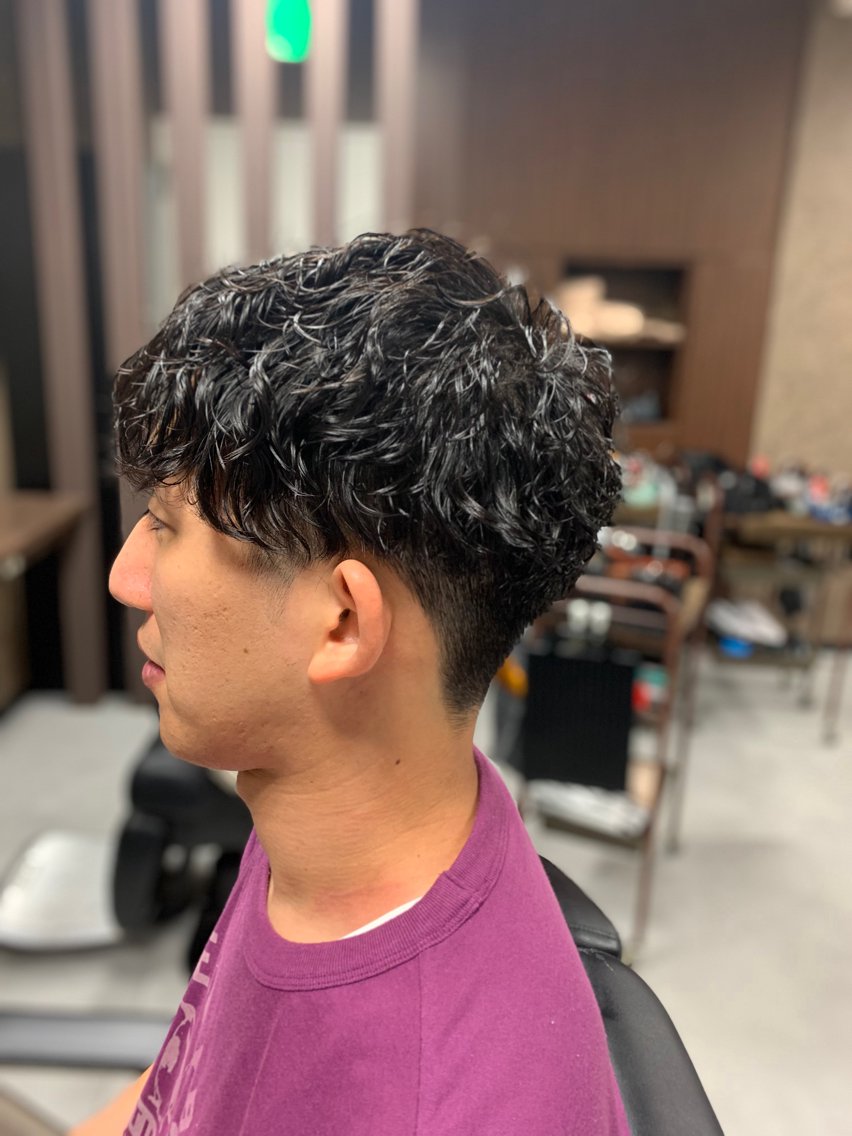 メンズ 田中大 パーマ/メンズカットのヘアスタイル