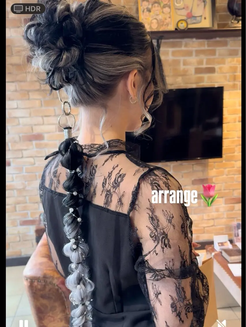 ロング ヘアセット Lyhair🦊🎀 AKIのヘアスタイル