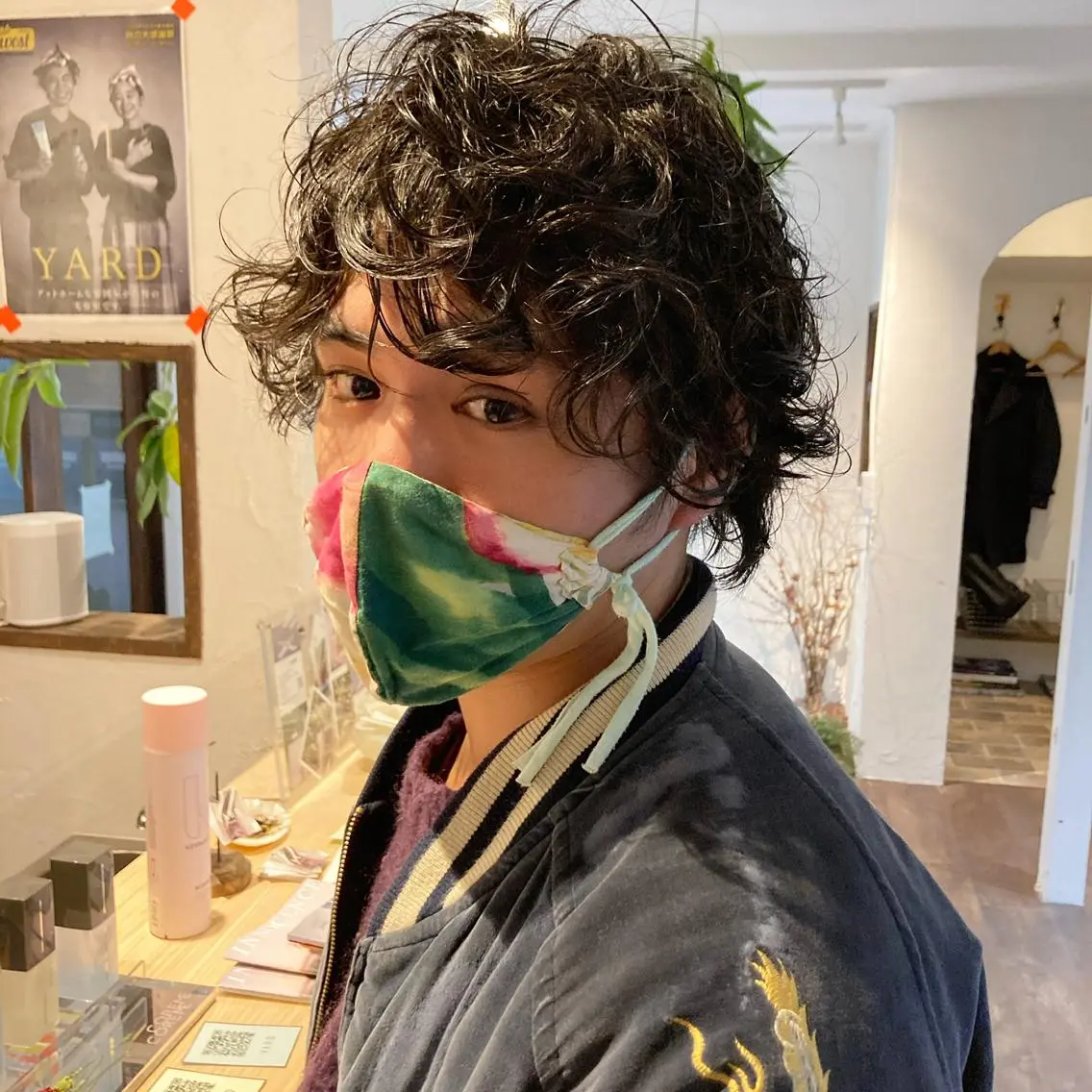 メンズ メンズパーマ 金田 夏野のヘアスタイル