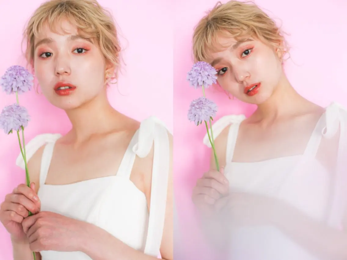ヘアセット＋メイクの写真