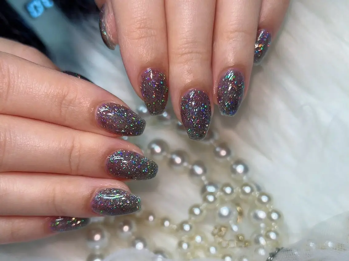 ネイル キラキラネイル ハンドネイル ハンドケア my nail plus野江内代のネイルデザイン