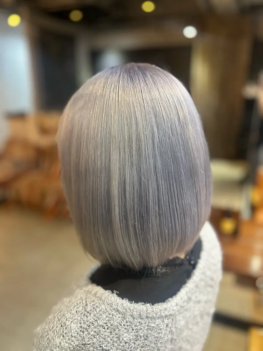 ショート カラー ヘアカラー トリートメント 💖カラー/ブリーチ 💖あつやのヘアスタイル