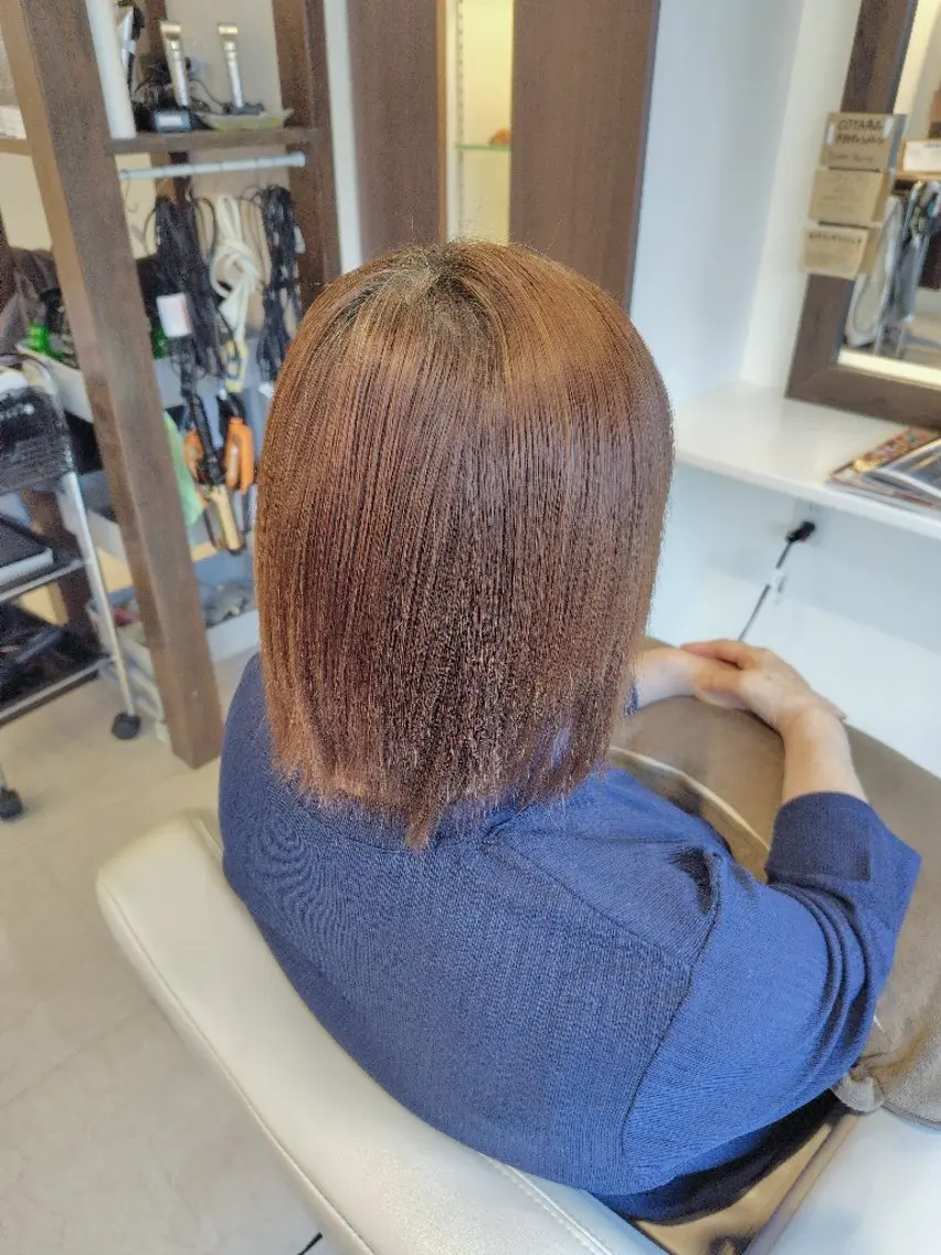ショート 縮毛矯正 三浦 瑞華のヘアスタイル