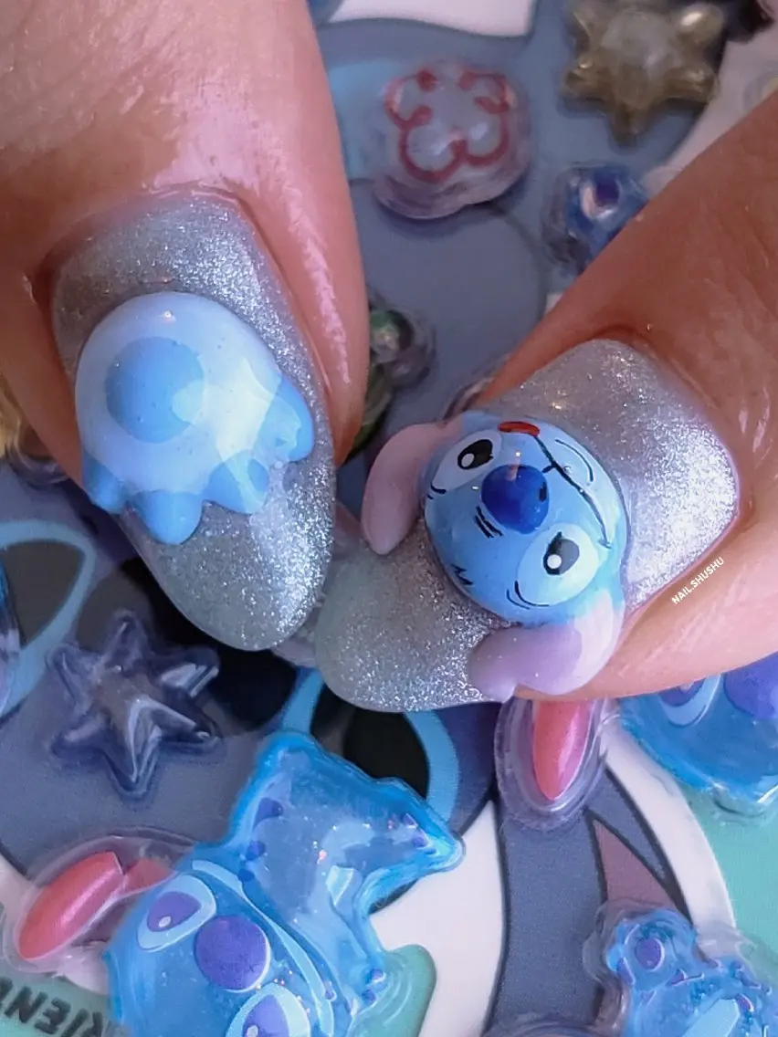 ネイル ハンドネイル 3dパーツ/流行り 👧shushu❤️のネイルデザイン