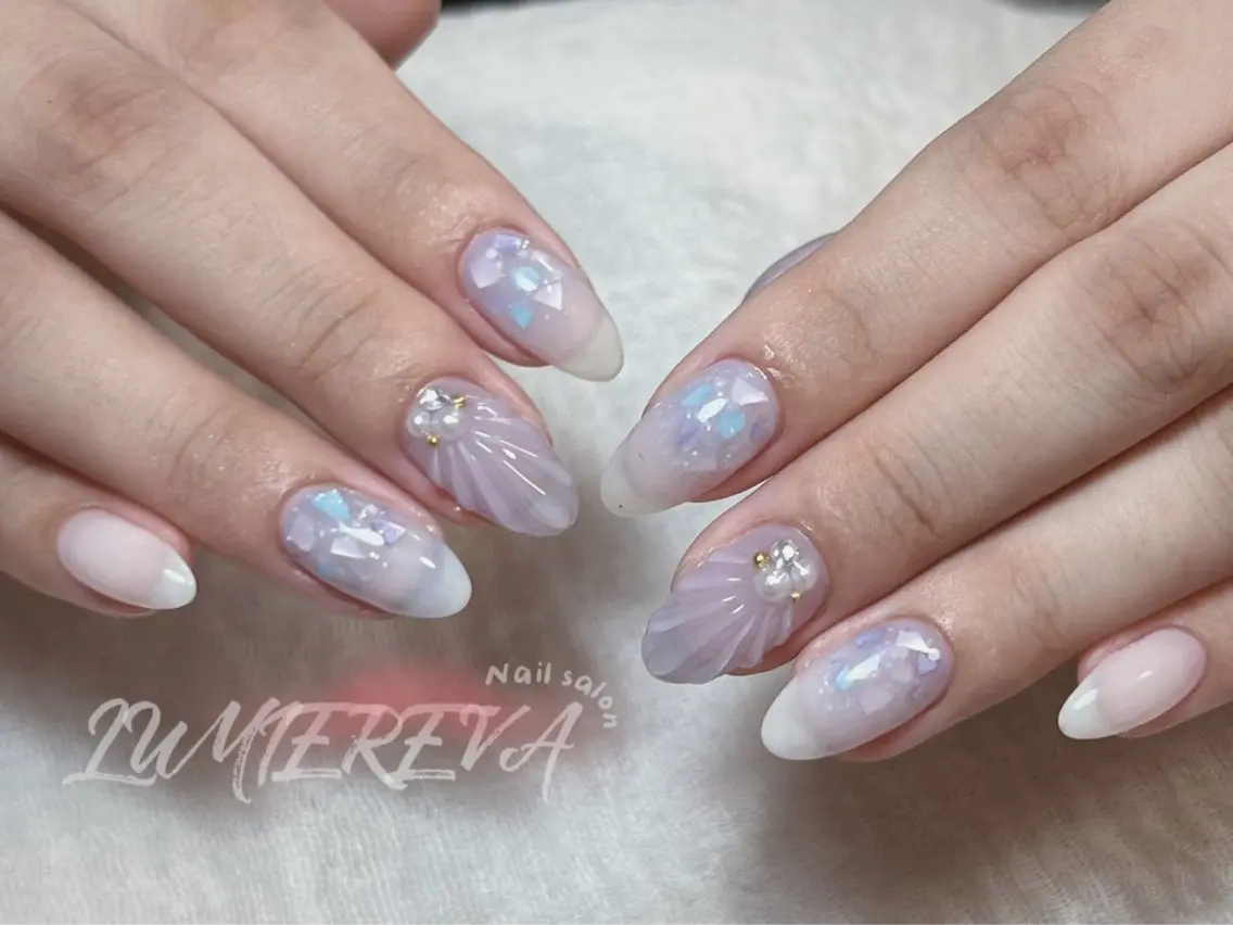 ネイル ハンドネイル Lumiereva @ネイルモデル募集中のネイルデザイン