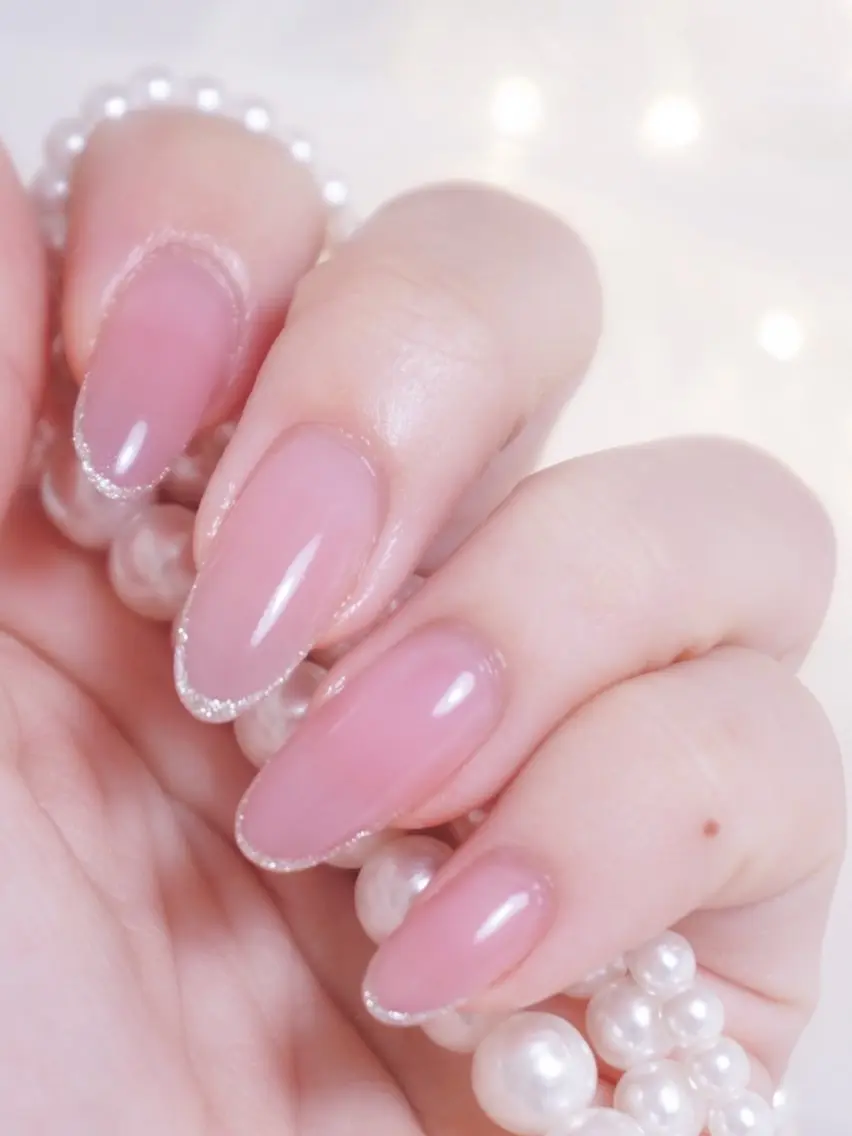 ネイル ラメ(グリッター) ワンカラーネイル With nail mamiのネイルデザイン