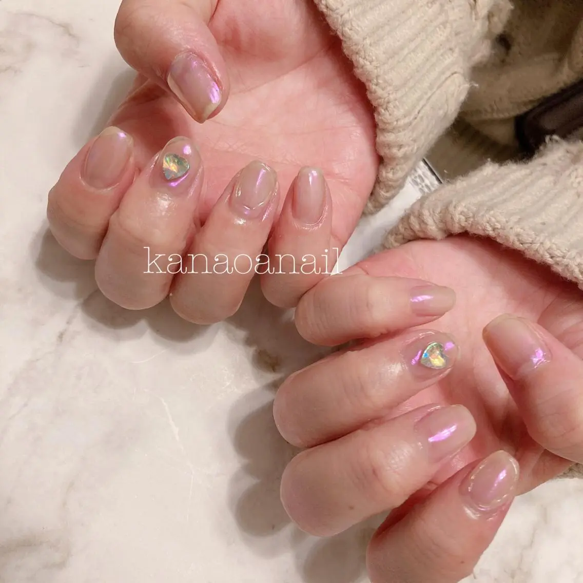 ネイル 地爪育成💅 kanaoanailのネイルデザイン