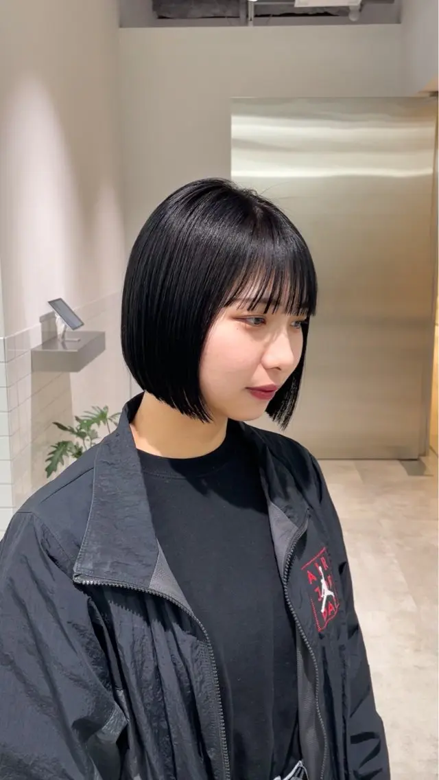 ショート カラー ボブ 大人スタイル 太田のヘアスタイル
