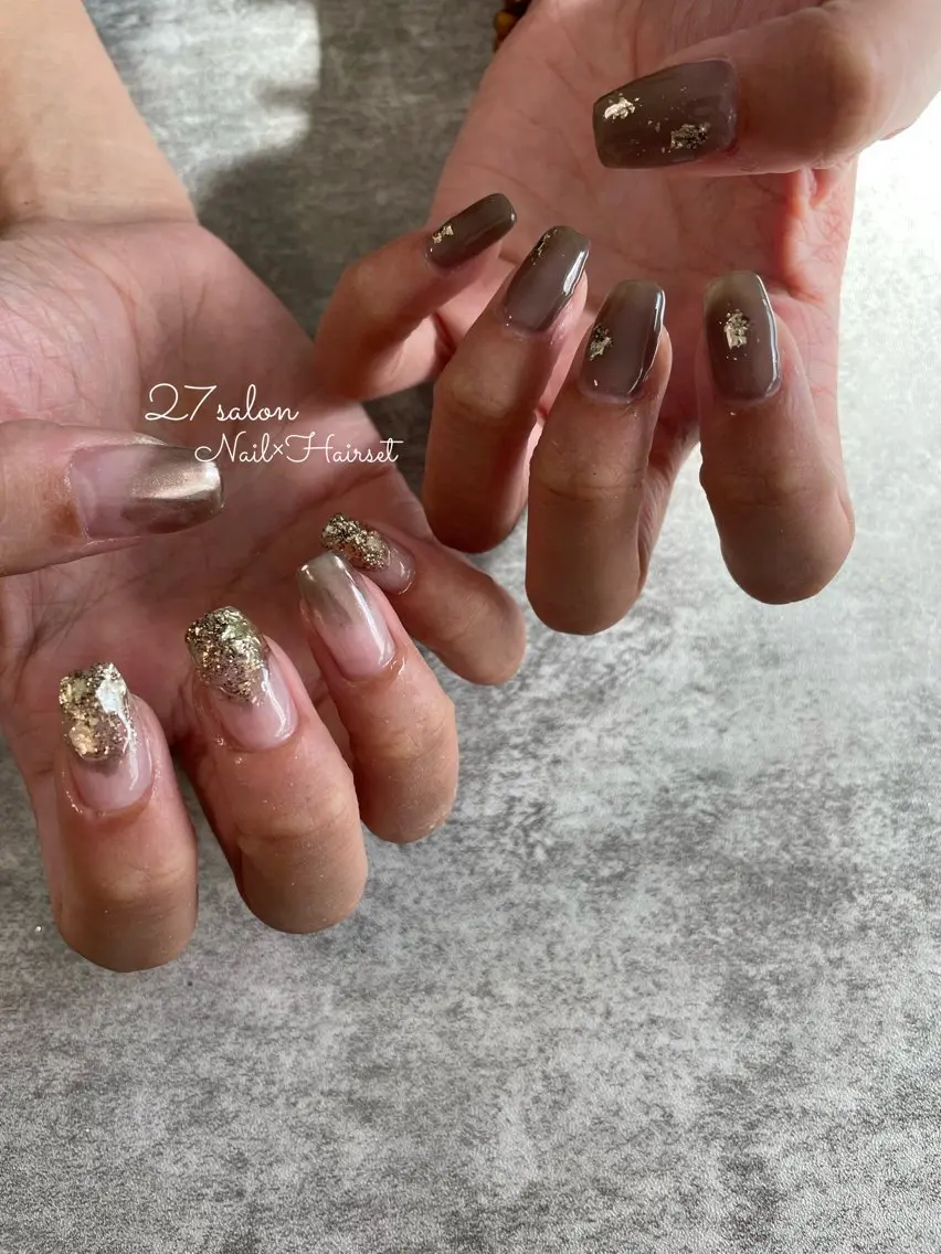 ネイル ニュアンスネイル 27salon yuinaのネイルデザイン