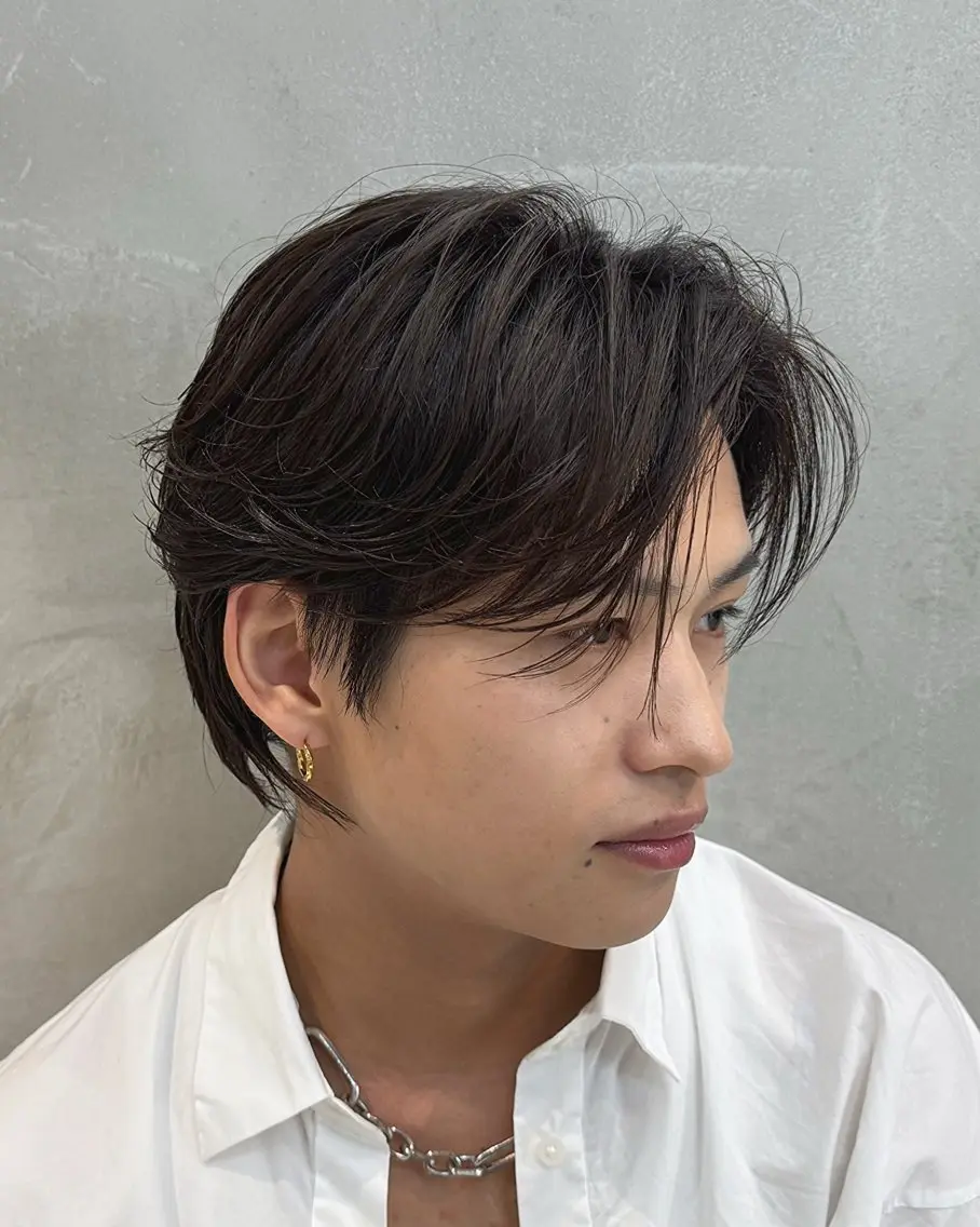 ショート パーマ メンズ カット ヘアカラー メンズパーマ特化 【八王子】鈴木 惟人のヘアスタイル