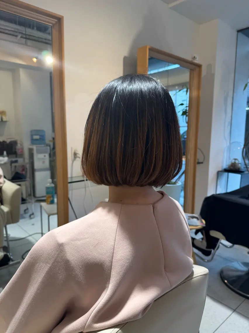 ショート カット トリートメント 山内 瑞穂のヘアスタイル