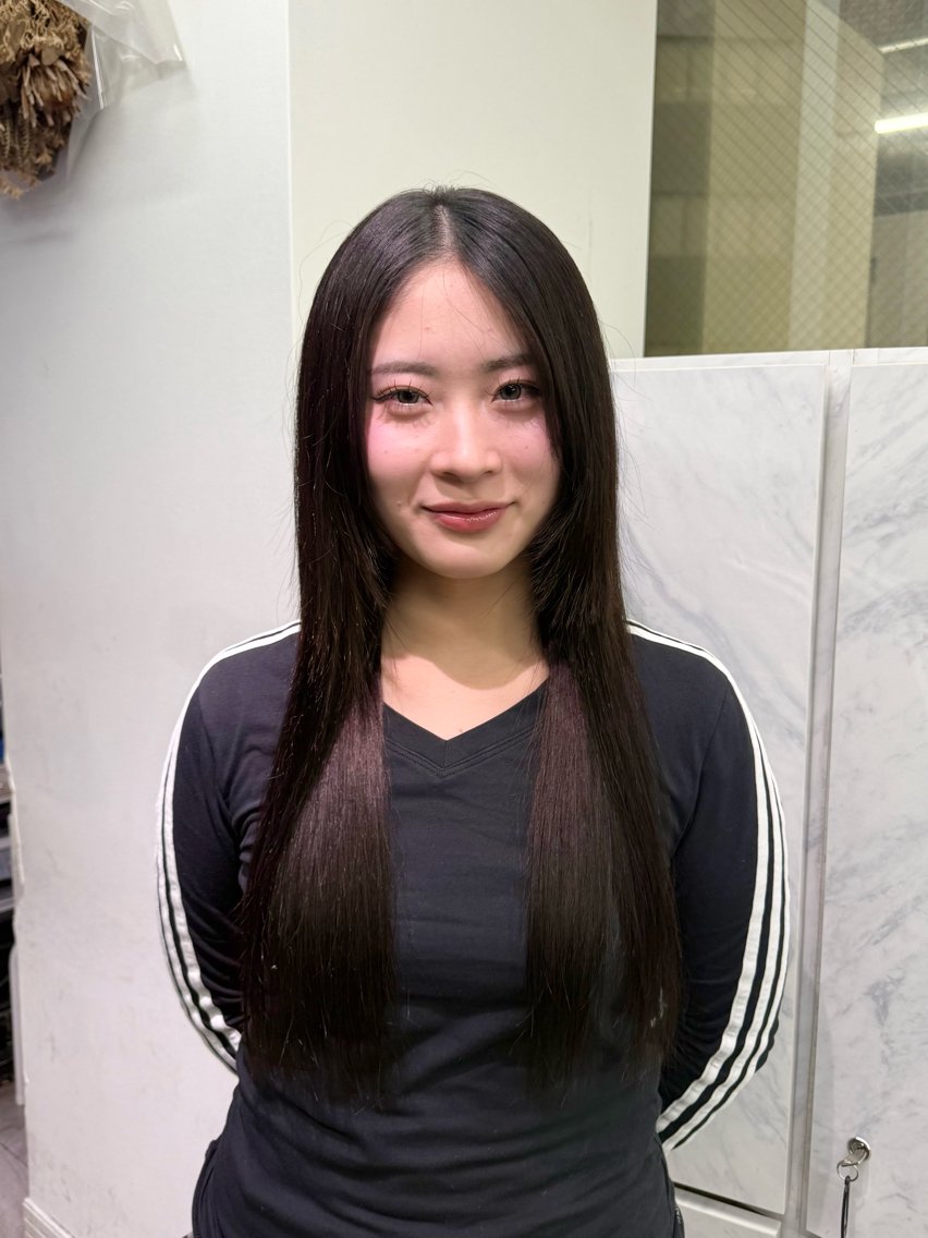 ロング カラー エクステ 🩶ハイトーン × プルエク🩶MIWAのヘアスタイル