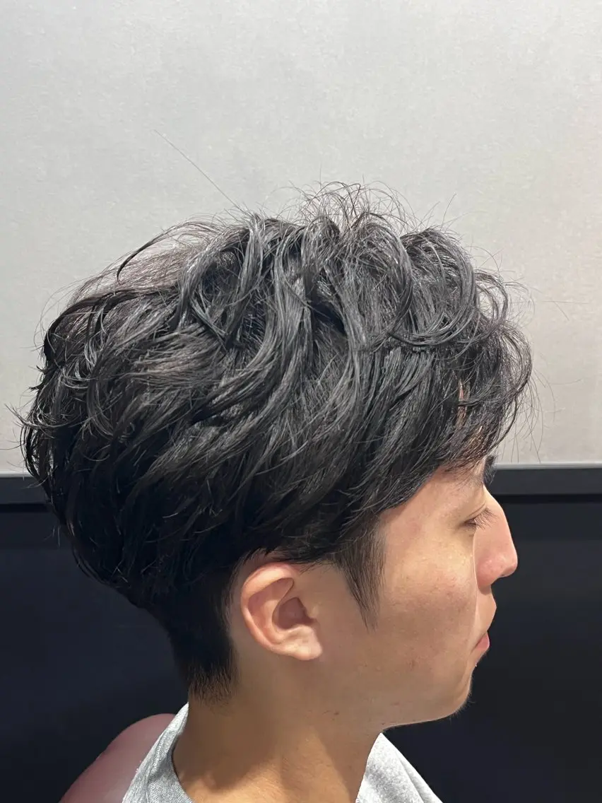ミディアム ミディアムパーマ いまり てるくにのヘアスタイル