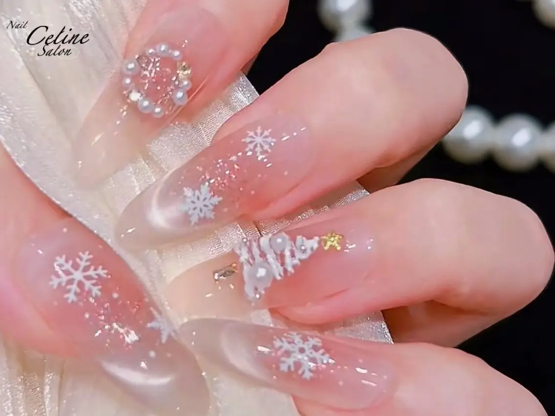 セミロング ハンドネイル Nail Salon Celine柏店のネイルデザイン