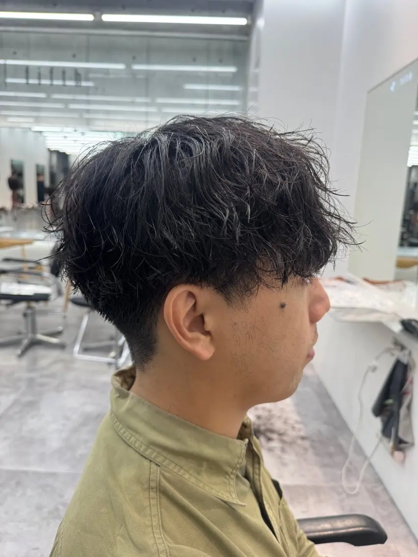 パーマ メンズ カット パーマ [fifth］小川 廉太朗のヘアスタイル